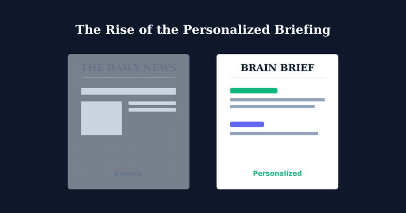The Rise of the Personalized Briefing: Why One-Size-Fits-All News Is Over